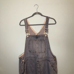 GAP light wash women’s overalls